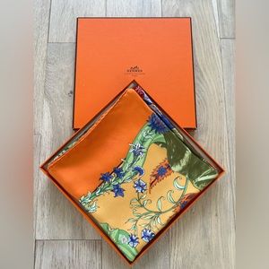 Hermes Vintage Orange Print.